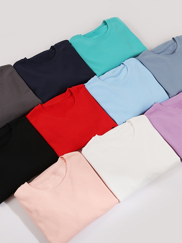 Sudadera de hombre de lino y algodón con cuello redondo y hombros caídos-1